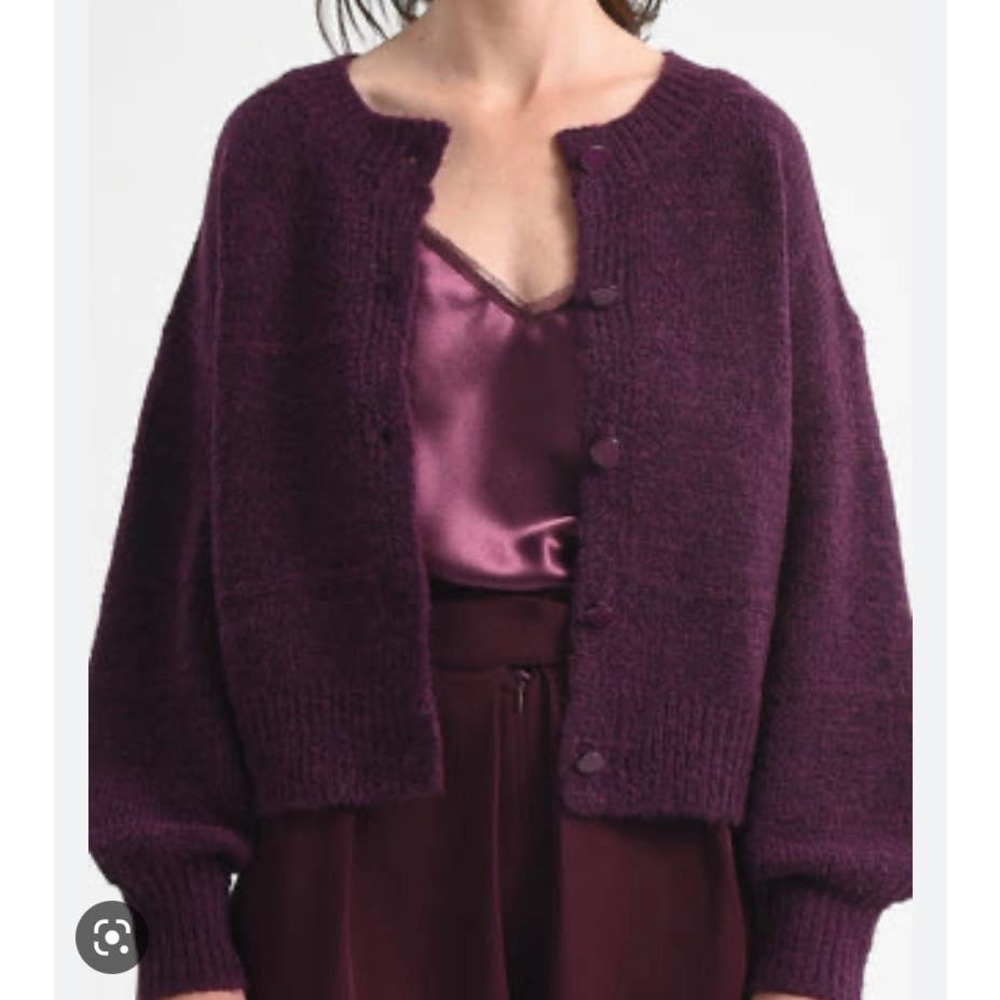 NWT Molly Bracken Plum Soft Cardigan 💜